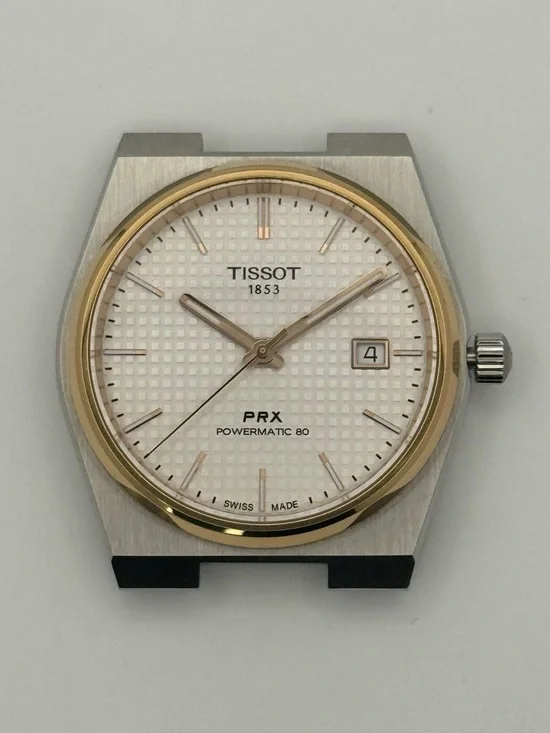 Tissot PRX Powermatic 80 Automatic Swiss Silver/Rose Gold 40mm Date Indicator - Picture 12 of 16